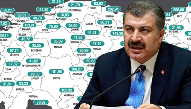 BAKANIN AÇIKLAMASINA  GÖRE; YOZGAT, ORTA RİSKLİ İL’LER KATEGORİSİNDE