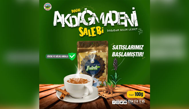 AKDAĞMADENİ’NİN ŞİFALI SALEBİ PAKETTE SATIŞA SUNULDU