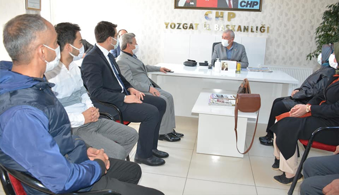 YOZGAT’TA İKTİDAR PARTİSİNDEN ANA MUHALEFETE NEZAKET ZİYARETİ