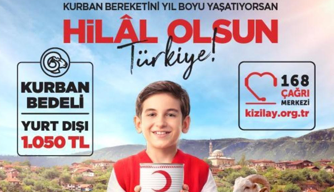 KIZILAY 2001 YILI VEKÂLETLE KURBAN DÖNEMİNİ BAŞLATTI
