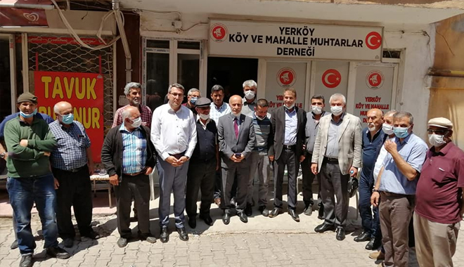 KEVEN’DEN YERKÖYDEKİ STK’LARA SORUNLARI DİNLEME ZİYARETLERİ