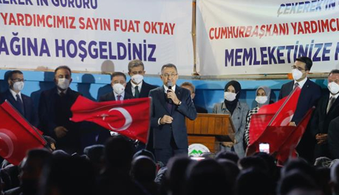 FUAT OKTAY, BABA OCAĞINDA SEVGİYLE KARŞILANDI