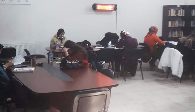 KEVEN,KÜLTÜR BAKANINA SORDU: SIĞINAKTA KÜTÜPHANE OLUR MU ?