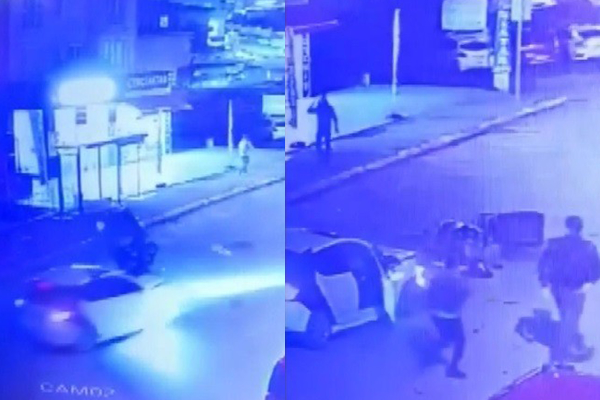 Maltepe'de otomobil ile motosiklet kafa kafaya çarpıştı: 1 yaralı