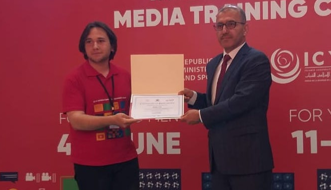 BOZOK’LU MAHMUT ACAR’A ANTALYADA ‘STRATCOM YOUTH’ SERTİFİKASI