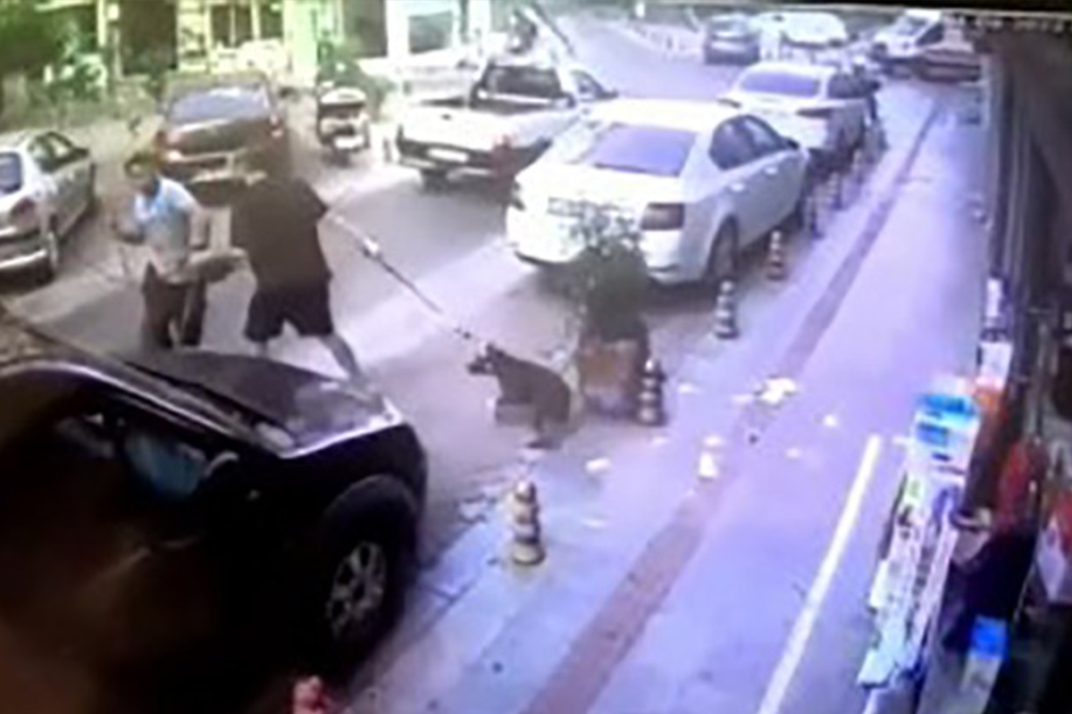 Kadıköy'de toz yumruğu: Sokak ortasında darp etti