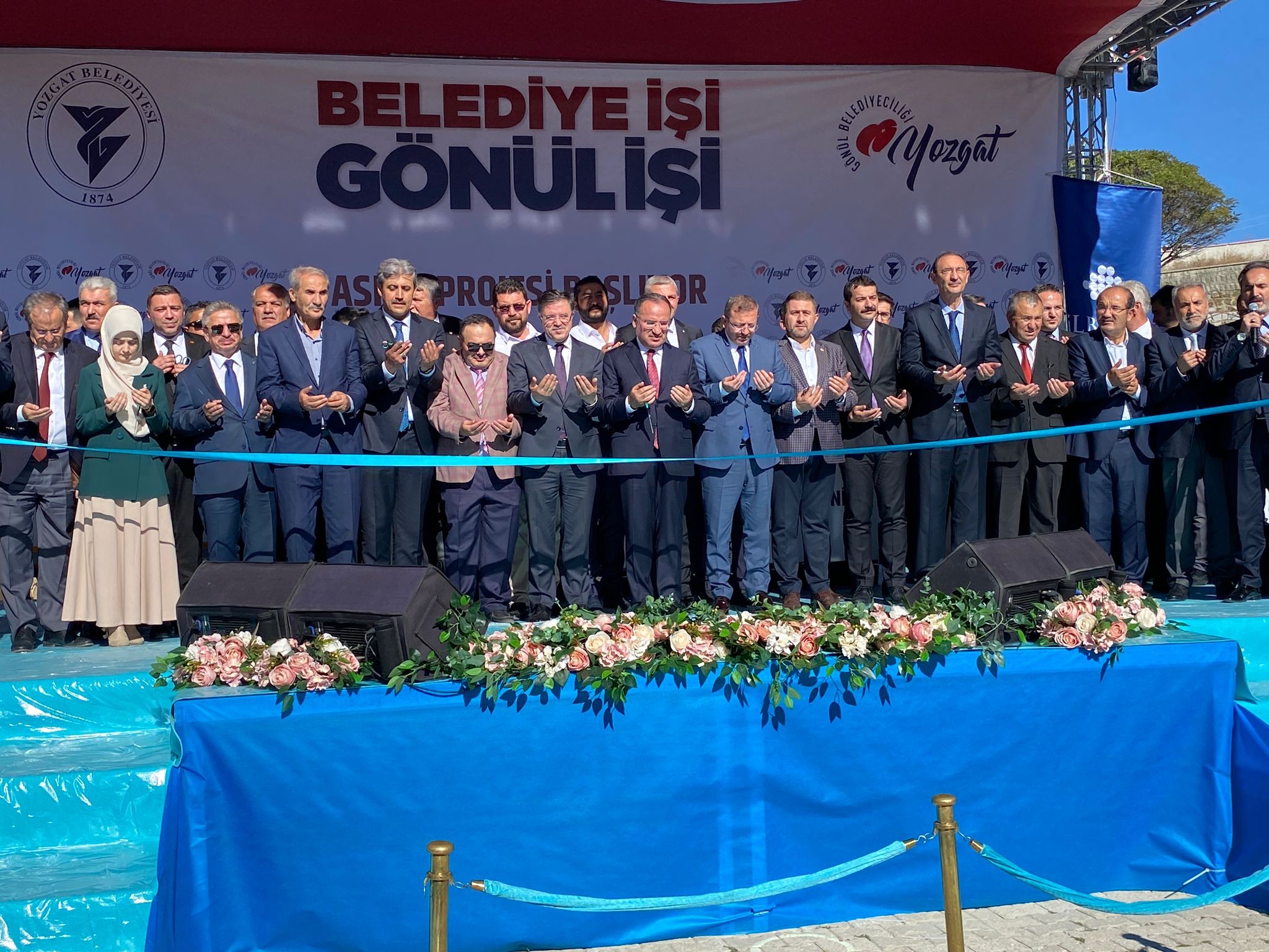 BELEDİYENİN ASRIN PROJESİNE DUALI TEMEL ATMA TÖRENİ