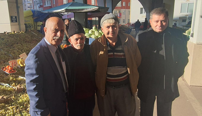 CHP MİLLETVEKİLİ KEVEN, PAZARCI ESNAFININ DERTLERİNİ DİNLEDİ