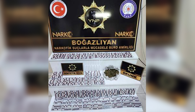 YOZGAT'TA UYUŞTURUCU OPERASYONU: 3 KİŞİ TUTUKLANDI