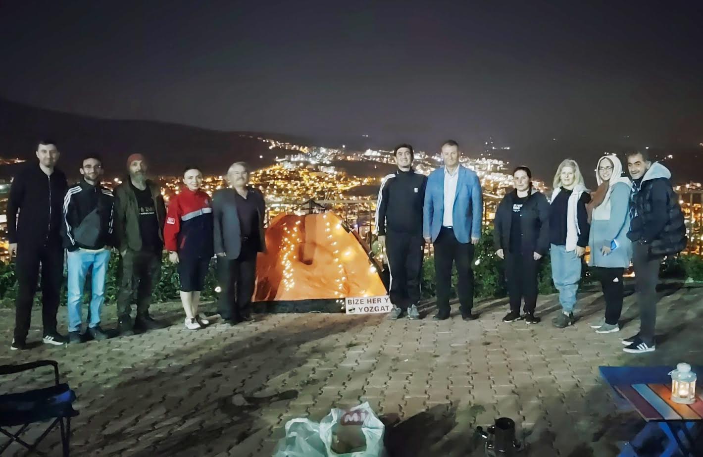 YODES'DEN NOHUTLU TEPESİNDE ‘ŞEHR-İ YOZGAT’ MANZARA ETKİNLİĞİ