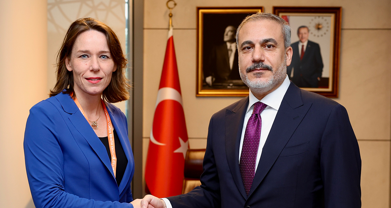 DIŞİŞLERİ BAKANI FİDAN, HOLLANDALI MEVKİDAŞI SLOT İLE GÖRÜŞTÜ