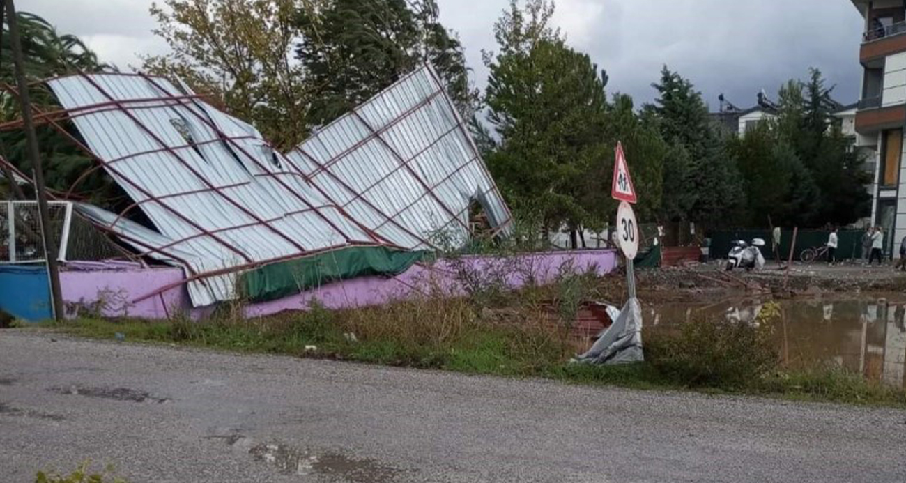 DALAMAN’DA ÖNCE HORTUM, SONRA SAĞANAK YAĞIŞ HAYATI OLUMSUZ ETKİLEDİ