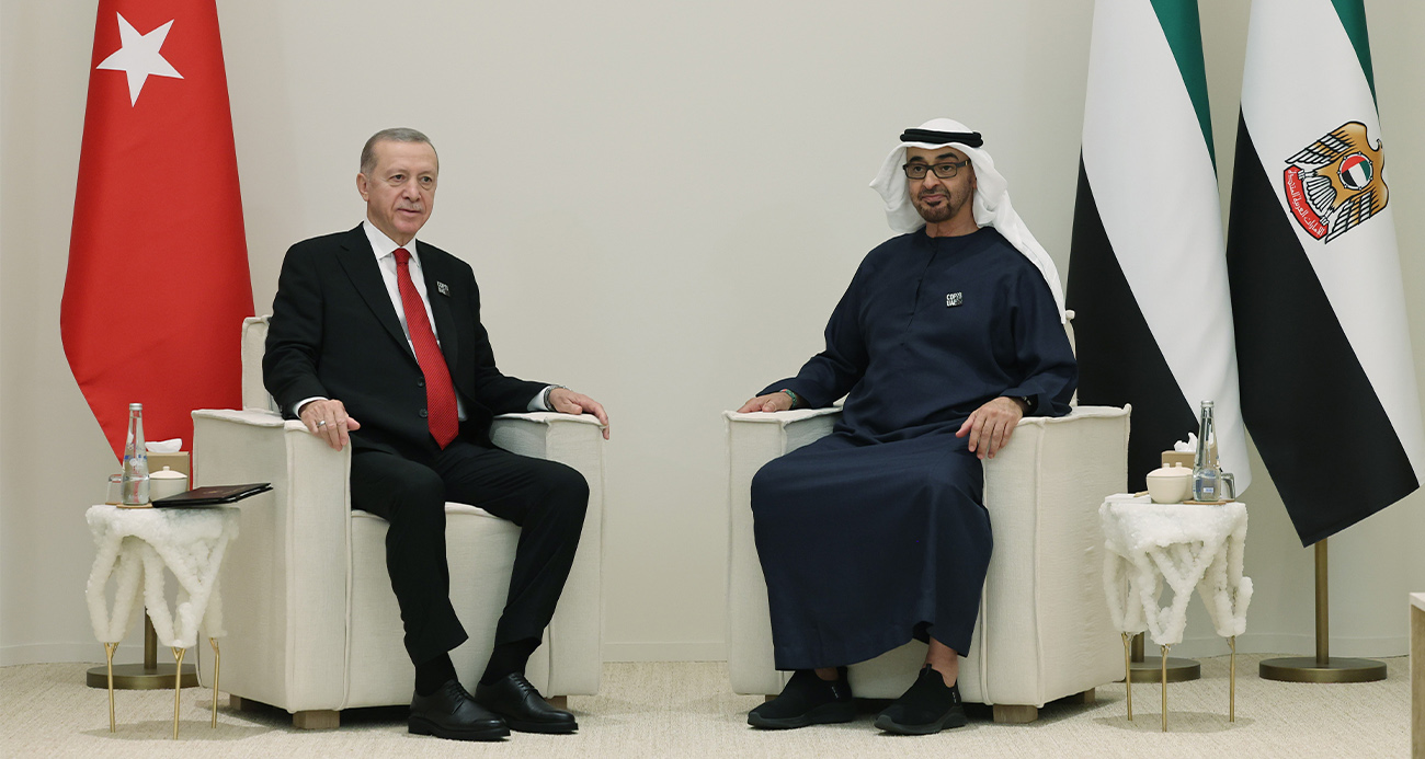 CUMHURBAŞKANI ERDOĞAN, BAE DEVLET BAŞKANI AL NAHYAN İLE GÖRÜŞTÜ