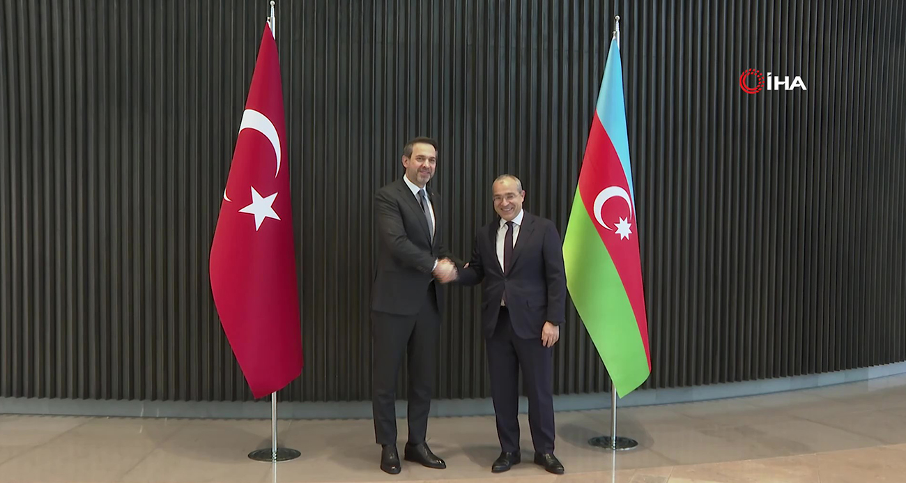BAKAN BAYRAKTAR, AZERBAYCAN EKONOMİ BAKANI CABBAROV İLE GÖRÜŞTÜ