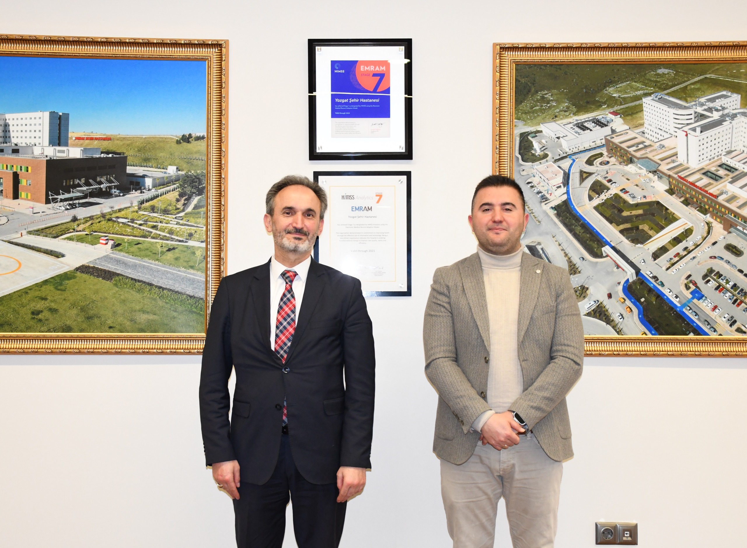 YOZGAT MÜFTÜSÜNDEN HASTANE BAŞHEKİMİNE ‘İSTİŞARE’ ZİYARETİ