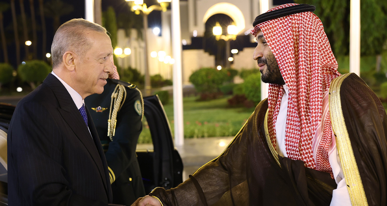 CUMHURBAŞKANI ERDOĞAN, SUUDİ ARABİSTAN VELİAHT PRENSİ EL SUUD İLE TELEFONDA GÖRÜŞTÜ 
