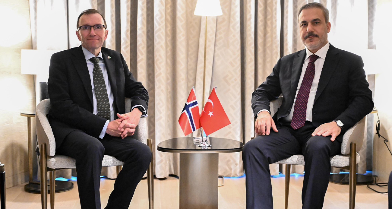 DIŞİŞLERİ BAKANI FİDAN, NORVEÇ DIŞİŞLERİ BAKANI EİDE İLE GÖRÜŞTÜ