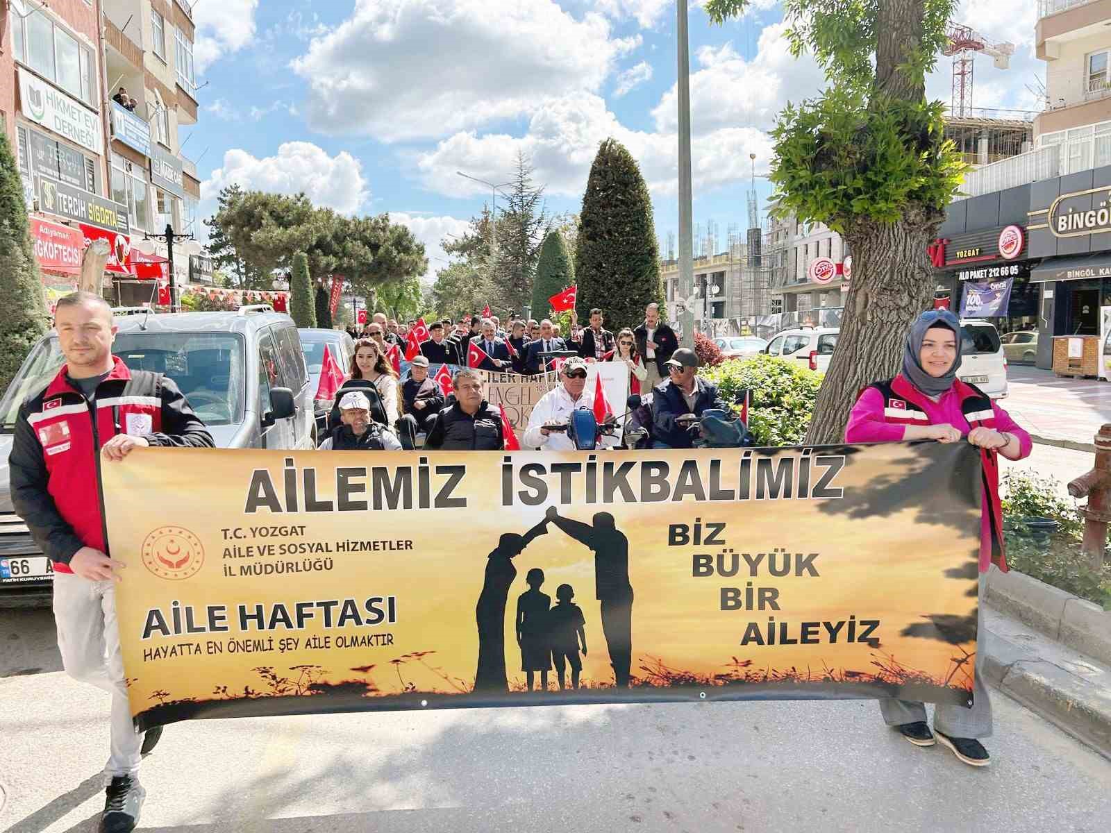 YOZGAT’TA ENGELLİLER HAFTASINDA FARKINDALIK YÜRÜYÜŞÜ