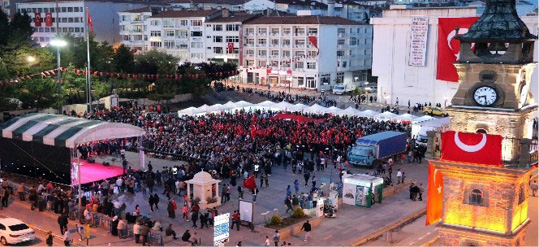 15 TEMMUZ CUMHURİYET ALANINDA DA COŞKUYLA KUTLANACAK