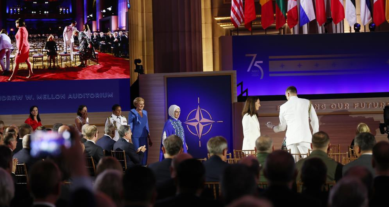 CUMHURBAŞKANI ERDOĞAN, NATO’NUN 75. YILI ANMA ETKİNLİĞİ'NE KATILDI