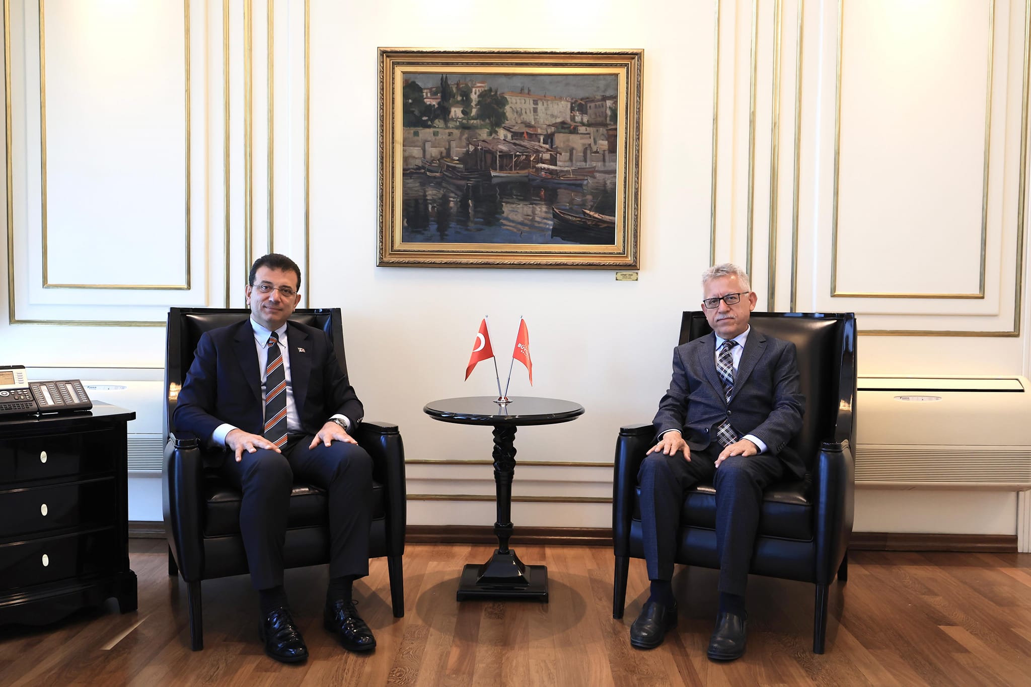 İSTANBULDA EKREM İMAMOĞLU İLE KAZIM ARSLAN DİALOĞU