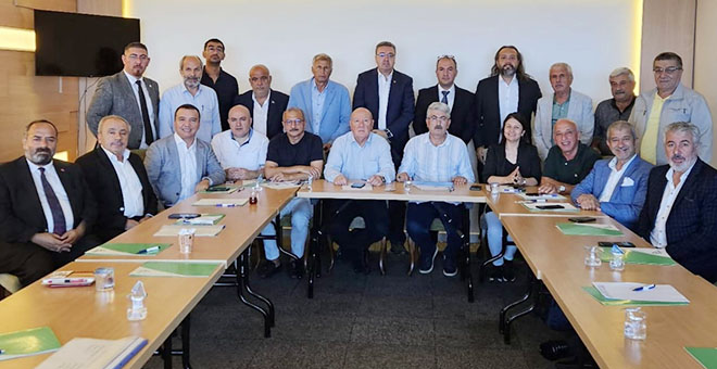 GAZETECİLER KONFEDERASYONU YÖNETİMİ TRABZONDA TOPLANDI