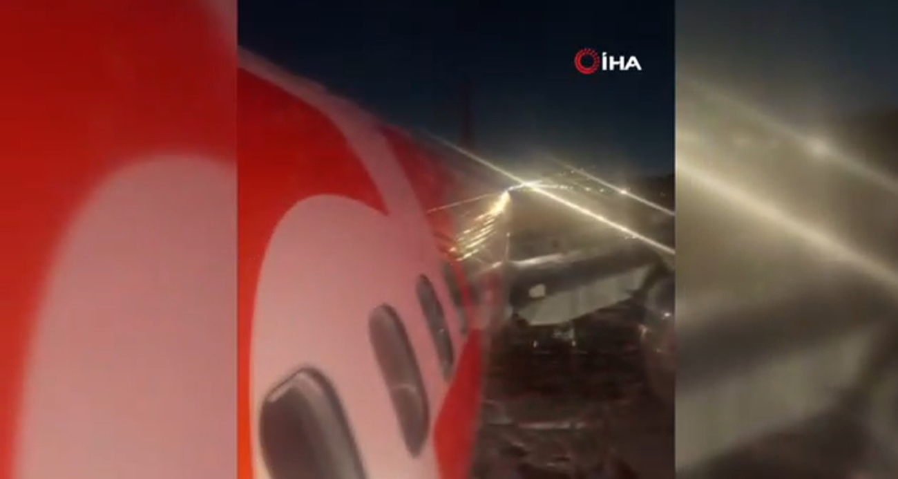 BREZİLYA'DA YOLCU UÇAĞI KALKIŞ SIRASINDA ARACA ÇARPTI