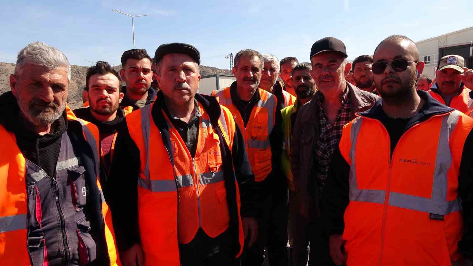 YOZGAT’TA YÜKSEK HIZLI TREN ŞANTİYESİ İŞÇİLERİ İŞ BIRAKTI