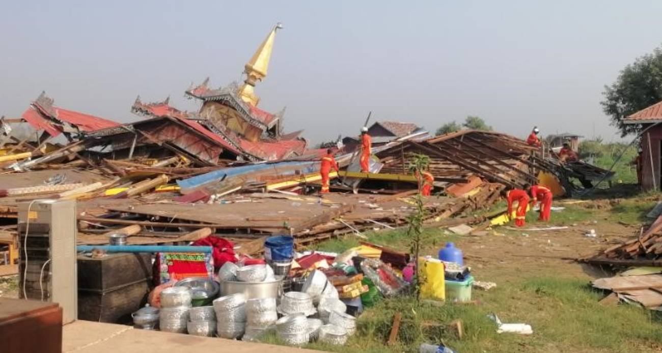 MYANMAR&#039;DAKİ DEPREMLERDE CAN KAYBI 3 BİN 354&#039;E YÜKSELDİ 
