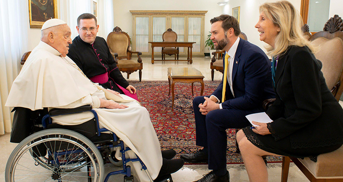 PAPA FRANCİS, ABD BAŞKAN YARDIMCISI VANCE İLE GÖRÜŞTÜ