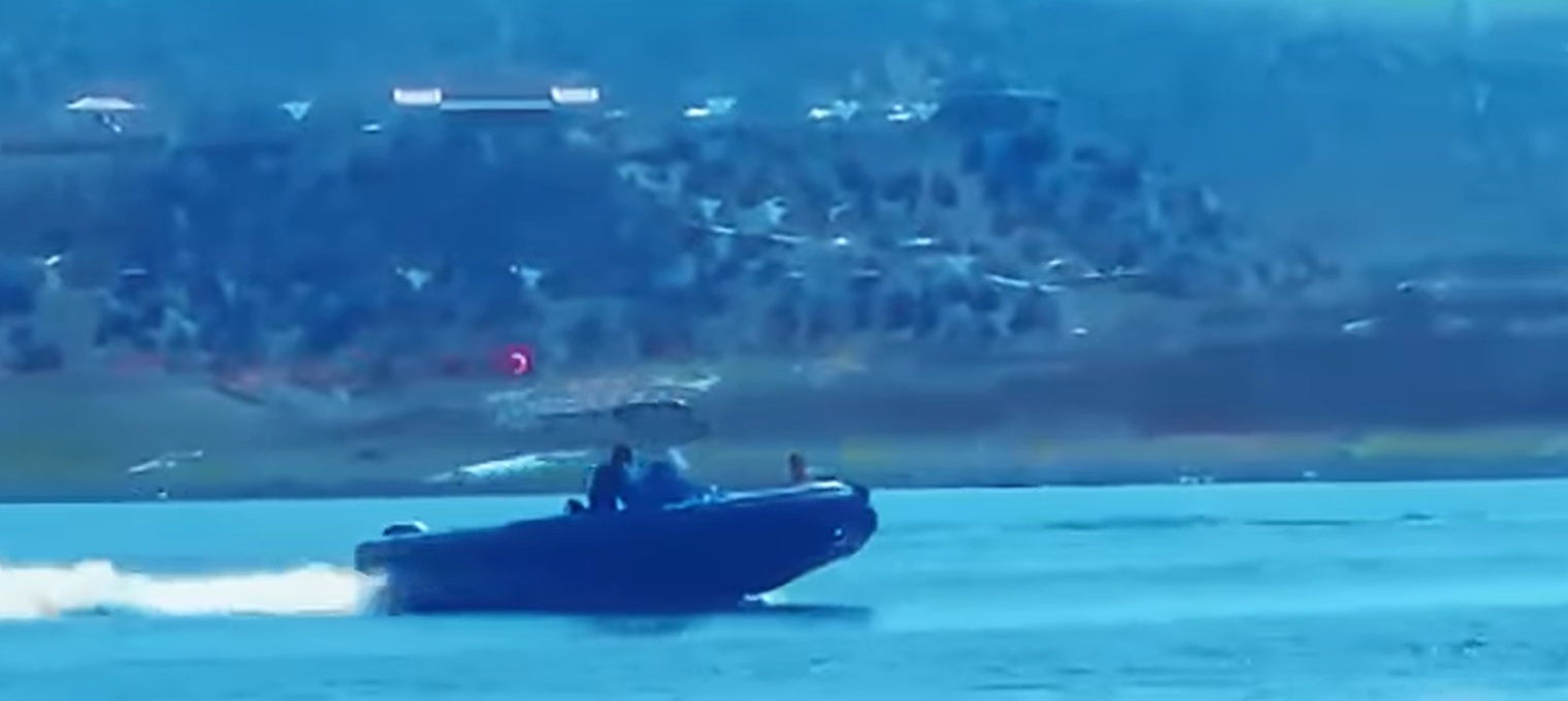 Jandarmanın asayiş botu süreyya bey barajında göreve başladı