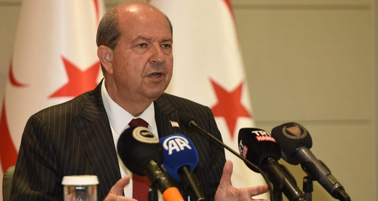 KKTC CUMHURBAŞKANI TATAR: "RUM TARAFININ MÜLKİYET KONUSUNDAKİ ADIMLARI GERGİNLİĞİ ARTIRIYOR"