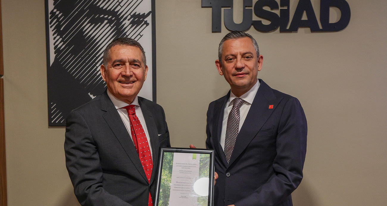 CHP GENEL BAŞKANI ÖZGÜR ÖZEL, TÜSİAD’I ZİYARET ETTİ