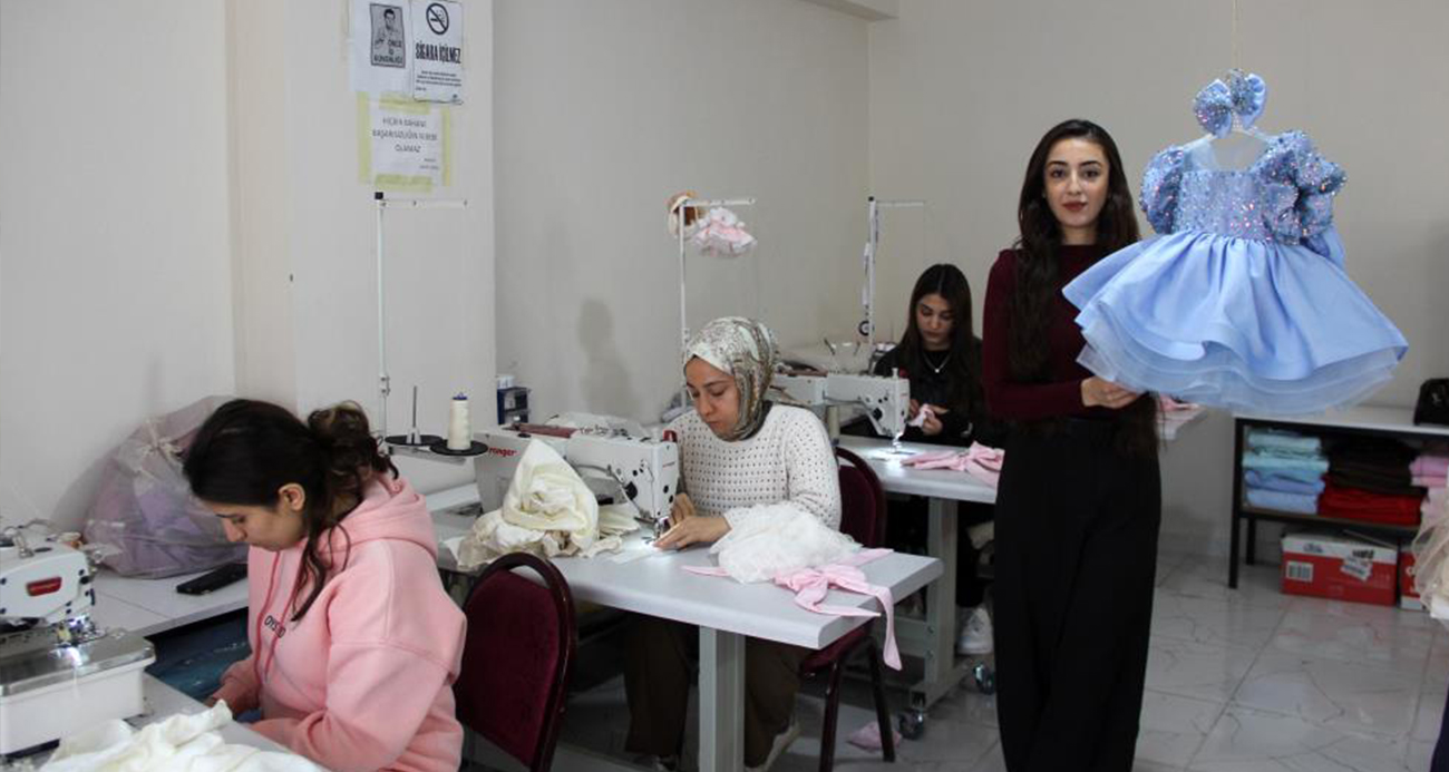 ŞIRNAKLI GİRİŞİMCİ İZLEDİĞİ DİZİDEKİ MODA TASARIMCISI KARAKTERİNDEN ETKİLENEREK 20 YAŞINDA ATÖLYE KURDU