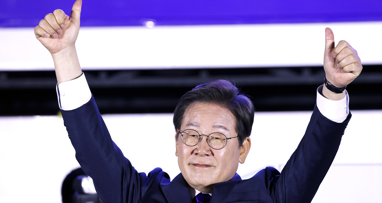 GÜNEY KORE&#039;NİN YENİ DEVLET BAŞKANI DEMOKRATİK PARTİ&#039;NİN ADAYI LEE JAE-MYUNG OLDU 