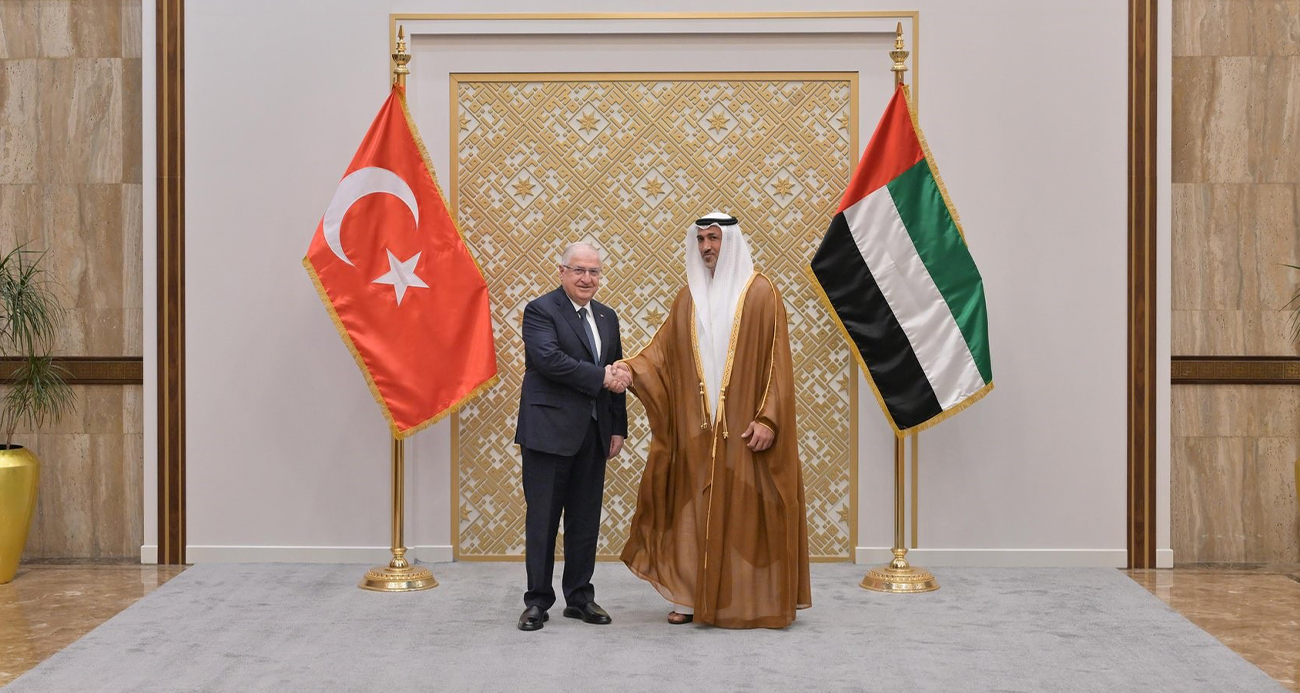 BAKAN GÜLER, BAE SAVUNMA İŞLERİNDEN SORUMLU DEVLET BAKANI AL MAZROUEİ İLE GÖRÜŞTÜ
