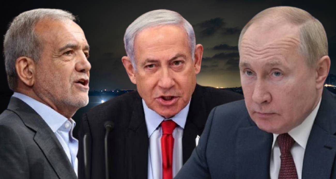 PUTİN, İRAN CUMHURBAŞKANI PEZEŞKİYAN VE NETANYAHU İLE GÖRÜŞTÜ