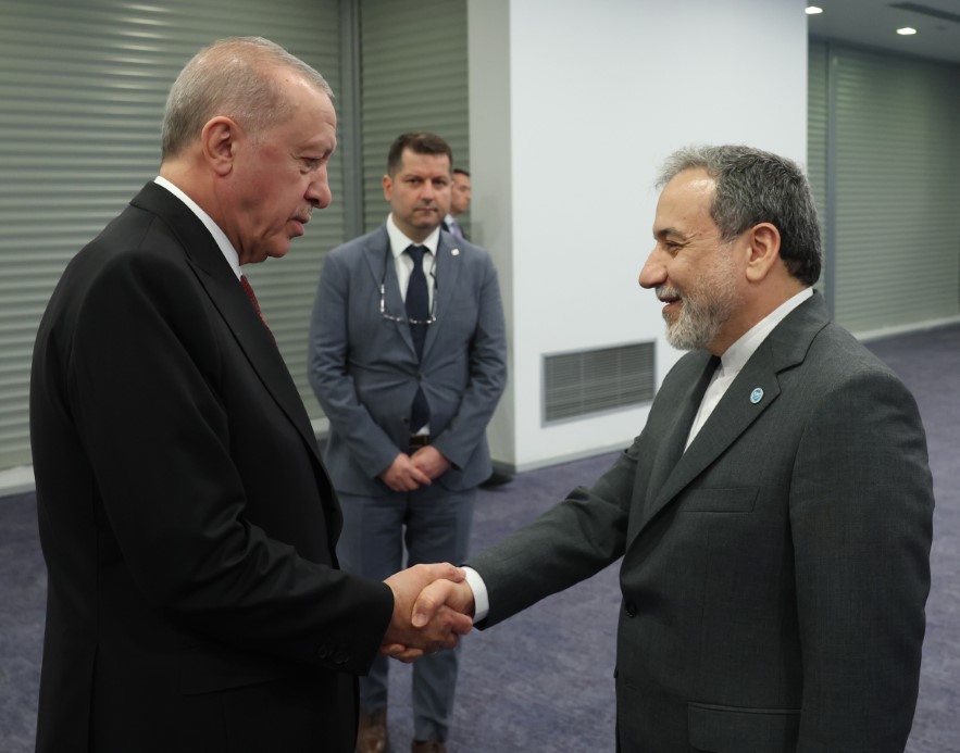 CUMHURBAŞKANI ERDOĞAN, İRAN DIŞİŞLERİ BAKANI ABBAS ARAKÇİ’Yİ KABUL ETTİ