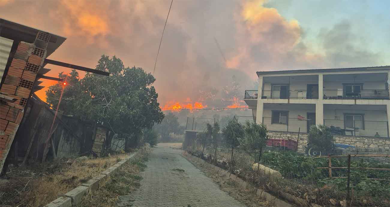 İZMİR’DE ORMAN YANGINI KONTROL ALTINDA
