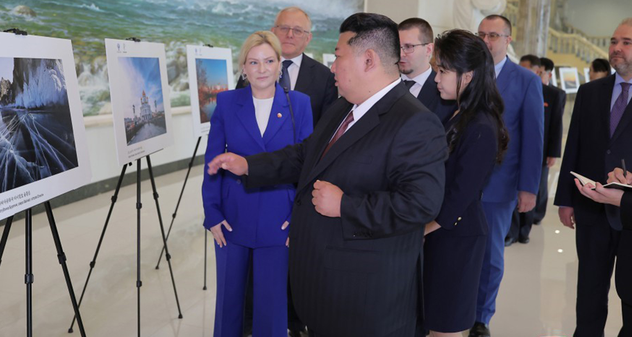 KUZEY KORE LİDERİ KİM JONG-UN, RUS BAKAN LYUBİMOVA'YI AĞIRLADI