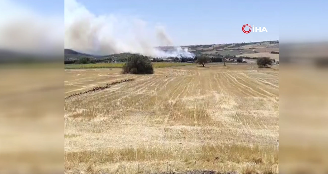SİLİVRİ’DE TARIM ARAZİSİ YANGINI