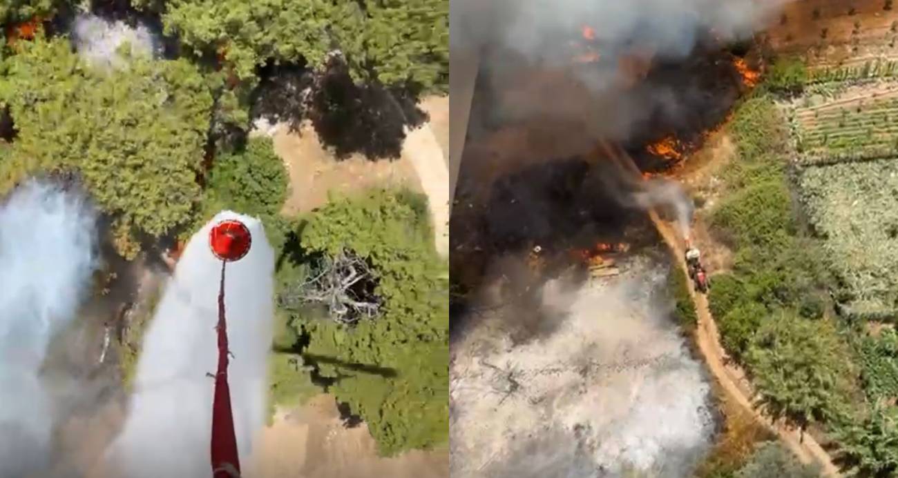 ANTALYA MURATPAŞA’DA ORMAN YANGINI
