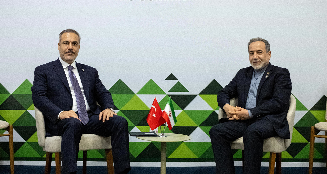 BAKAN FİDAN, İRANLI MEVKİDAŞI ABBAS ARAKÇİ İLE GÖRÜŞTÜ