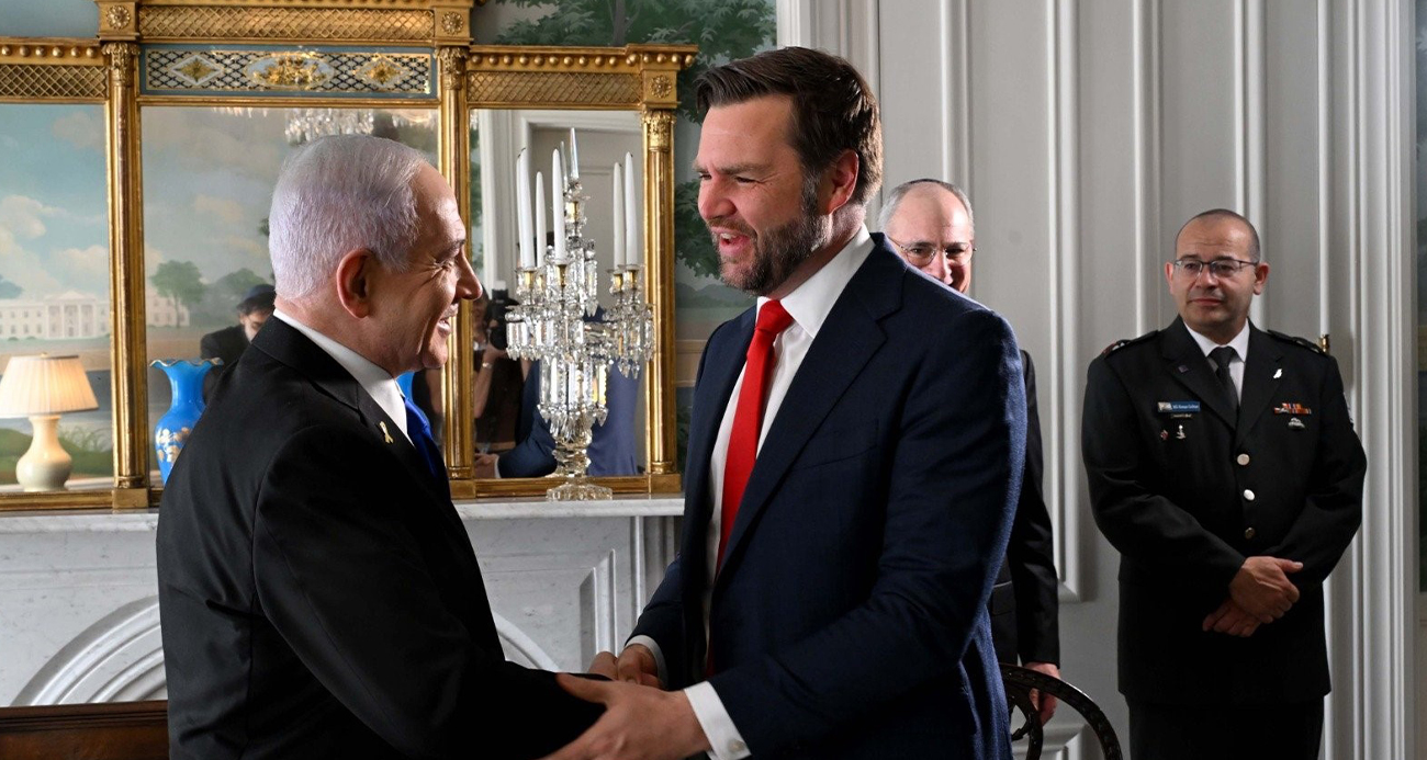 NETANYAHU, ABD BAŞKAN YARDIMCISI VANCE İLE BİR ARAYA GELDİ