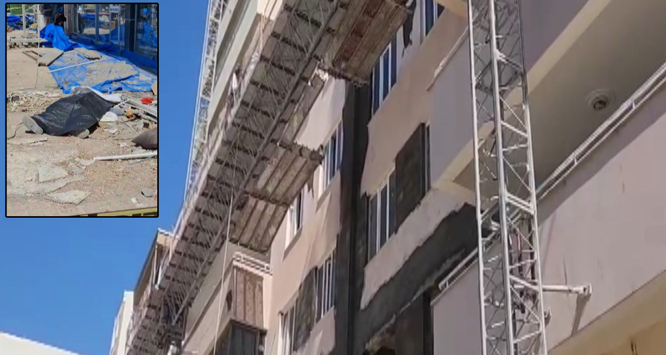 İSKELE KIRILDI, İŞÇİLER YERE ÇAKILDI: 2 ÖLÜ, 1 YARALI