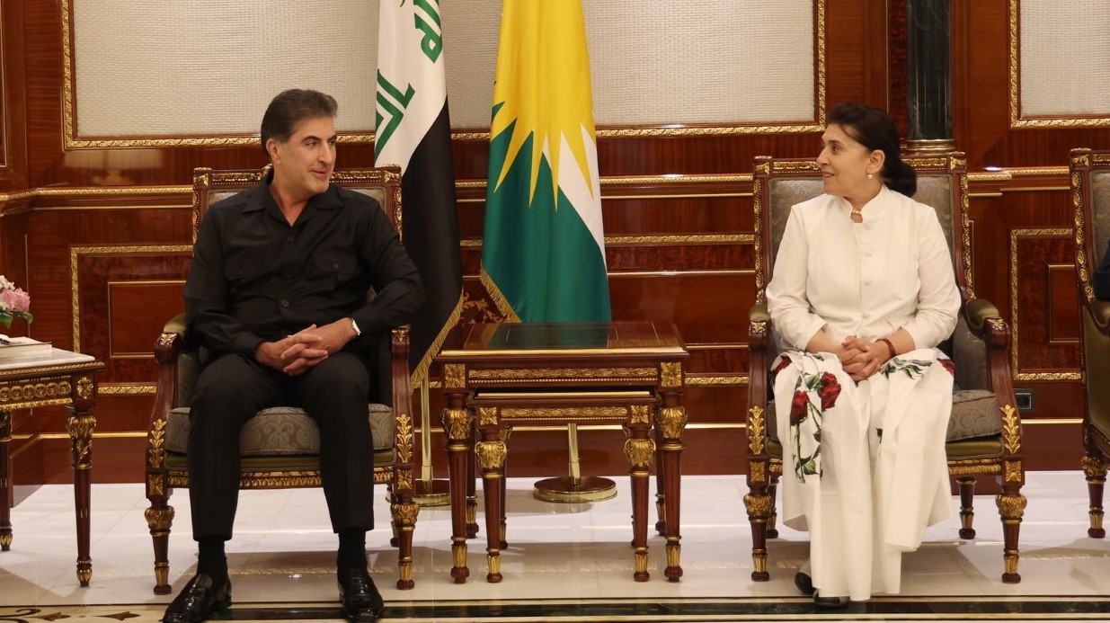 IKBY BAŞKANI NEÇİRVAN BARZANİ, DEM PARTİ HEYETİNİ KABUL ETTİ