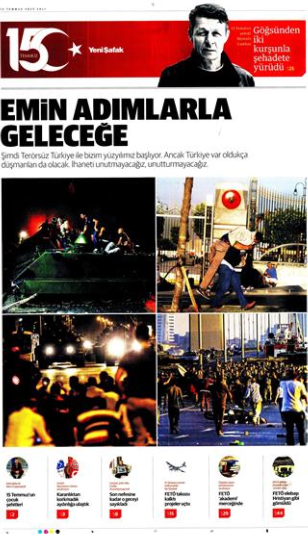 Yeni Şafak 15 Temmuz