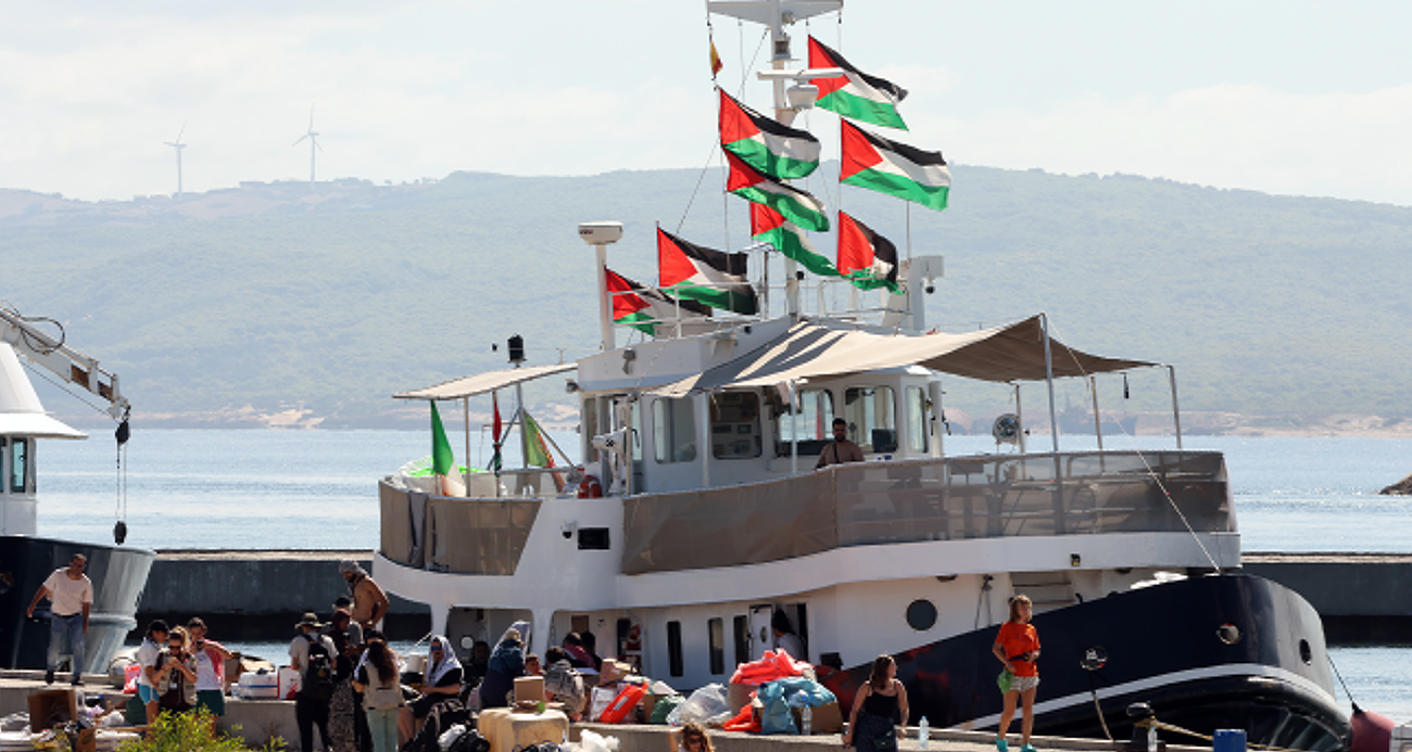 KÜRESEL SUMUD FİLOSU’NA AİT İLK GEMİ, TUNUS'TAN GAZZE’YE YOLA ÇIKTI