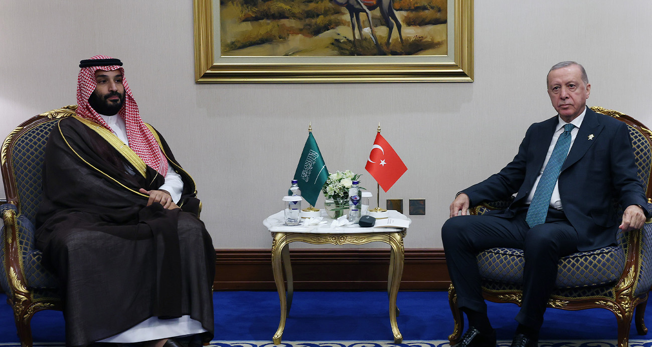 CUMHURBAŞKANI ERDOĞAN, SUUDİ ARABİSTAN VELİAHT PRENSİ SELMAN İLE GÖRÜŞTÜ