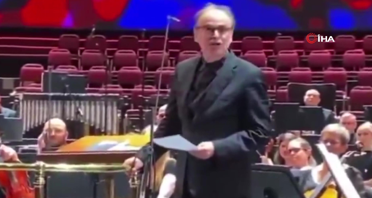 İSRAİLLİ ORKESTRA ŞEFİ VOLKOV&#039;DAN BBC KONSERİNDE GAZZE&#039;DE ATEŞKES ÇAĞRISI 